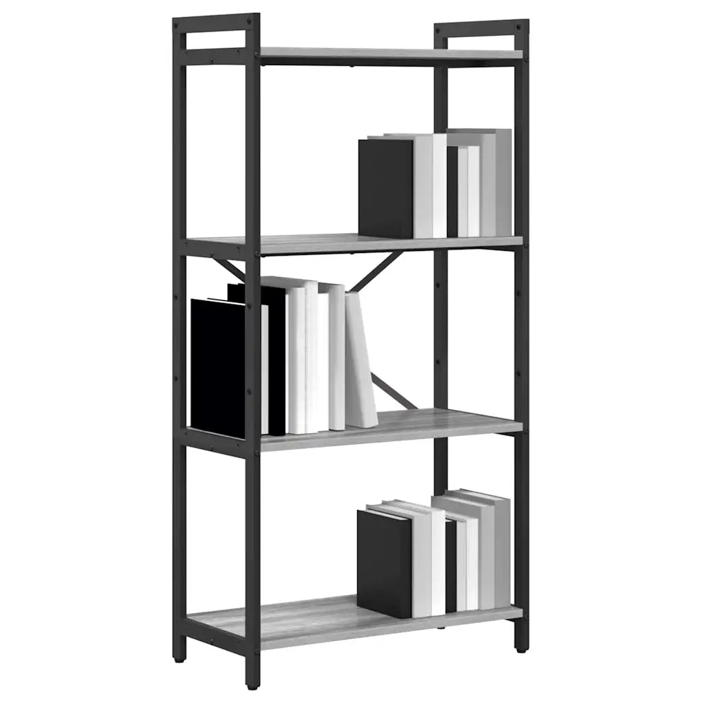 Libreria Grigio sonoma 60 x 30 x 120 cm Legno multistrato 868392