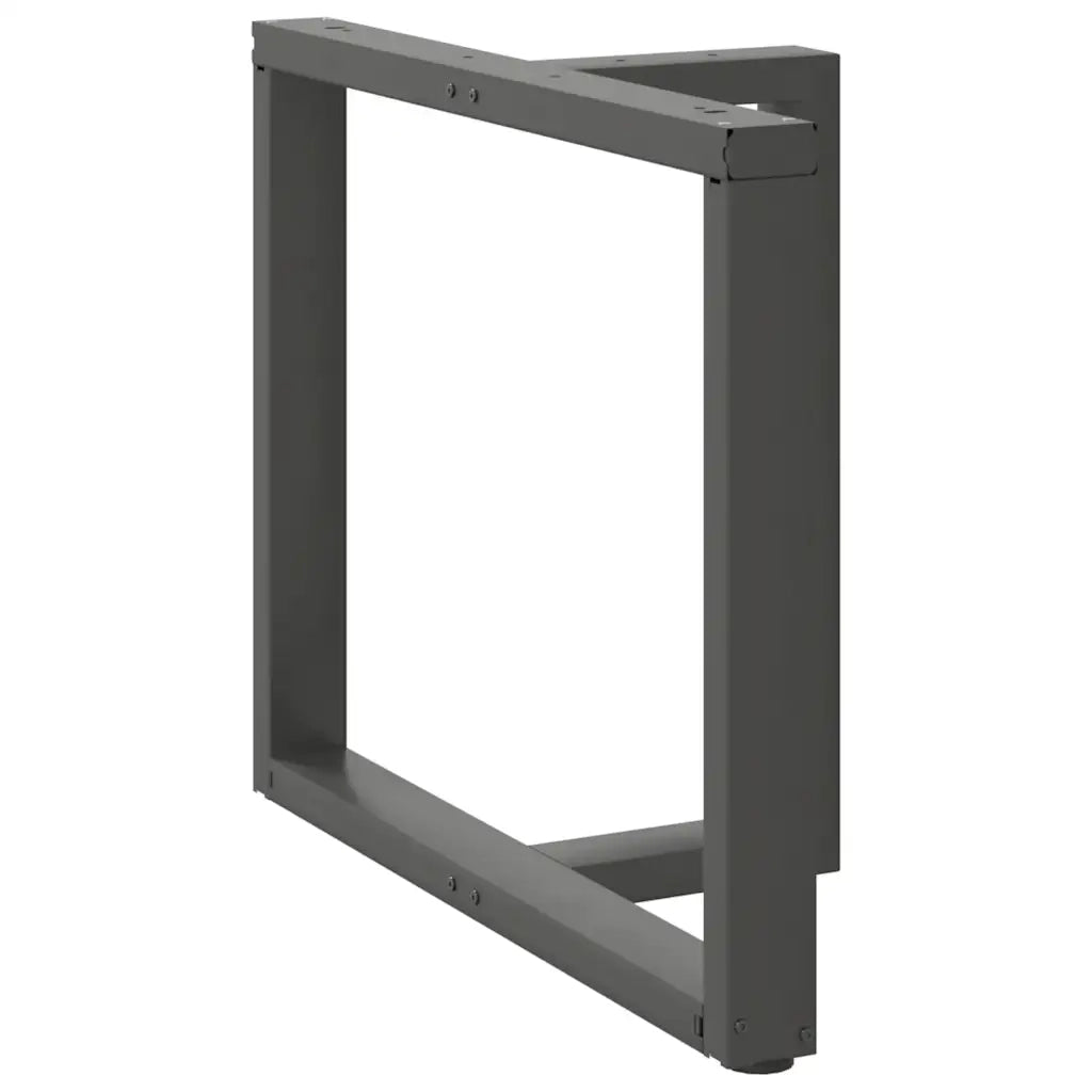 Gambe per tavolo da pranzo a forma di T 2 pz Antracite 90x35x(72-73) cm Acciaio 4013066