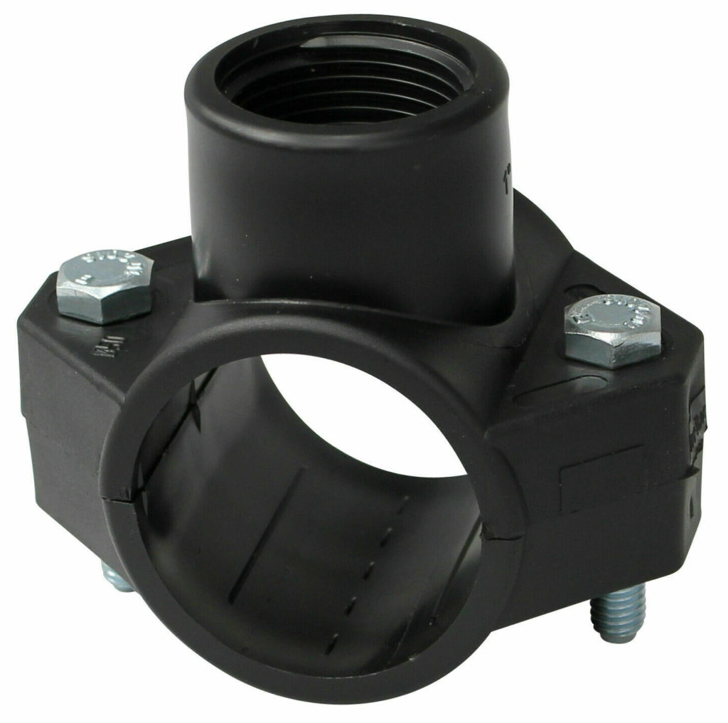 PRESA A STAFFA A 2 BULLONI  mis. 25x1/2