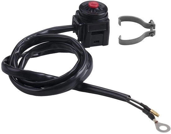 Stopknop universale con funzione di clacson - 22mm - Accessorio di sicurezza essenziale per motoristi