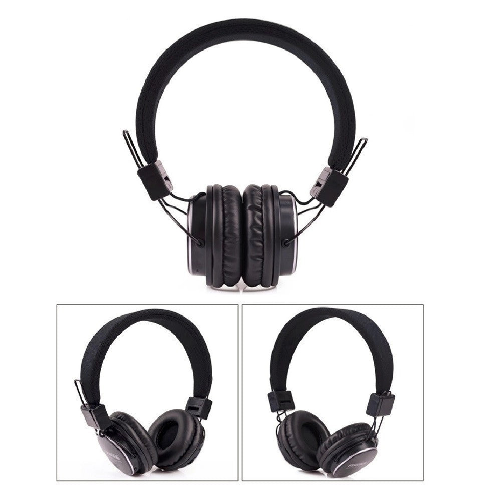 Trade Shop - Cuffie Fhd-9000 Wireless Bluetooth Stereo Card Musica Smartphone -