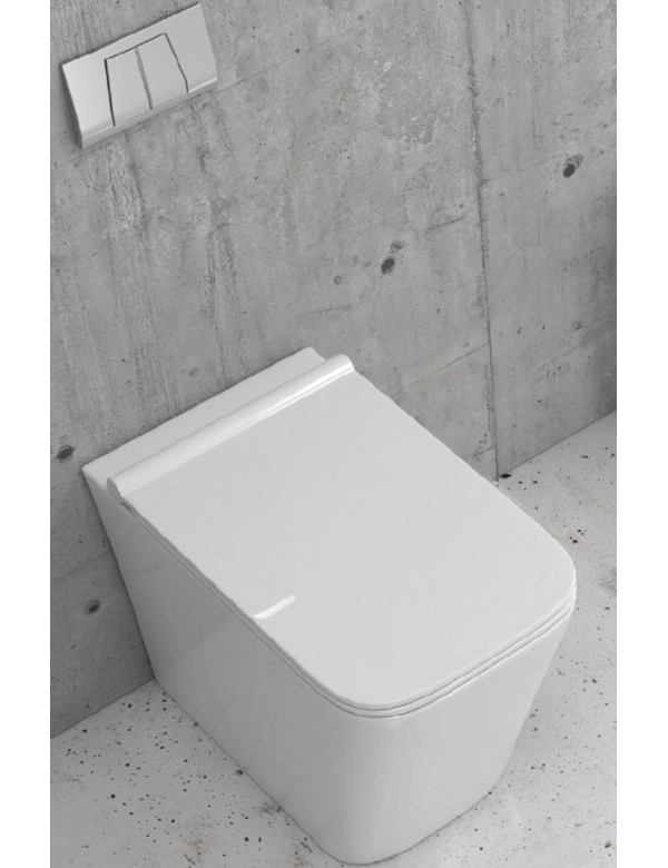 Confezione WC da banco senza brida NENY senza brida 58x41,5x35 cm