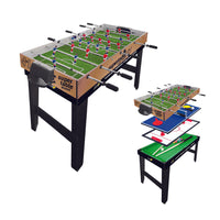 Tavolo Multi Gioco 4 in 1 Maxi 122x60x81,5 cm Completo di Accessori