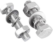 Set di viti a 6 facce RVS M5x20 da 60 pezzi con viti e anelli per la riparazione di mobili e progetti di DIY, DIN 933 filo completo