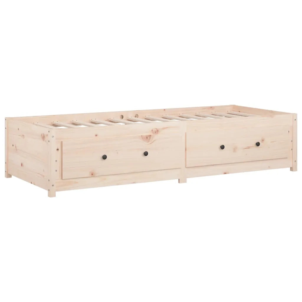 Dormeuse 75x190 cm 2FT6 Small Single in Legno Massello di Pino cod mxl 58974