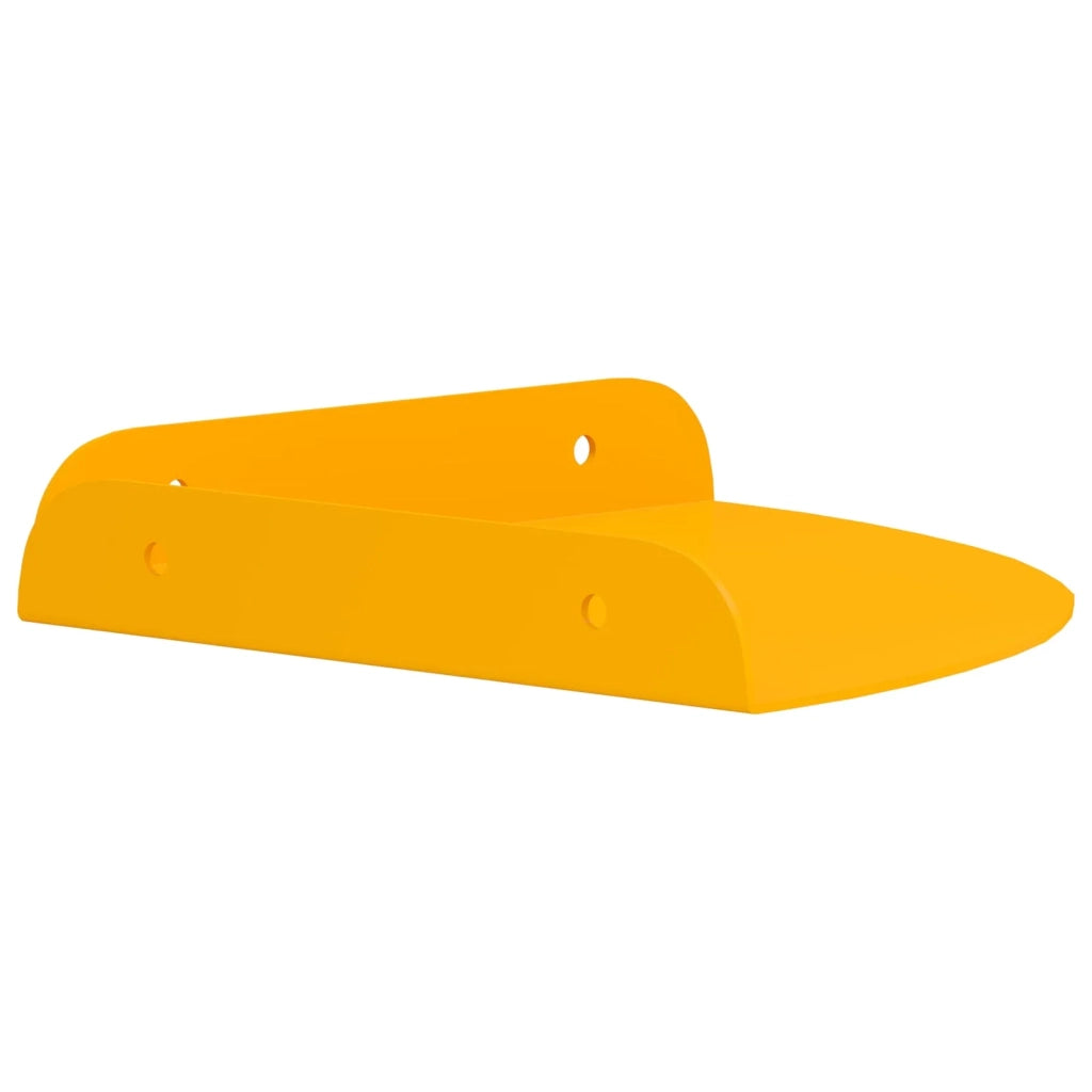 Mensola sospesa 4 pcs Giallo senape 18 x 18 x 2 cm 8004093