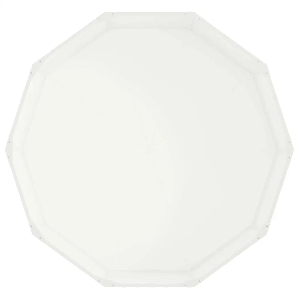 Fioriera Bianco 120 x 120 x 35 cm Acciaio