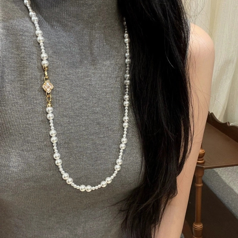 collana di perle di gypsophila