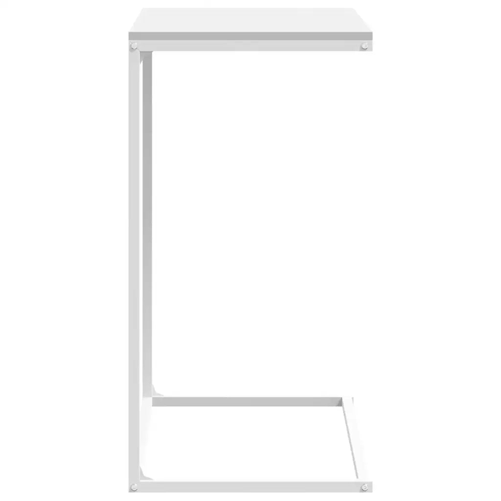 Tavolino da Salotto Bianco 55x35x66 cm in Legno Multistrato cod mxl 58821