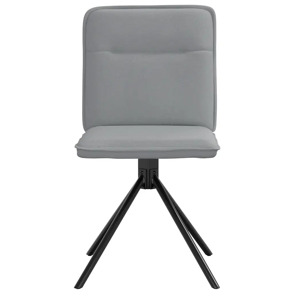 Sedie da Pranzo 6 pz Grigio Chiaro in Tessuto 3315602