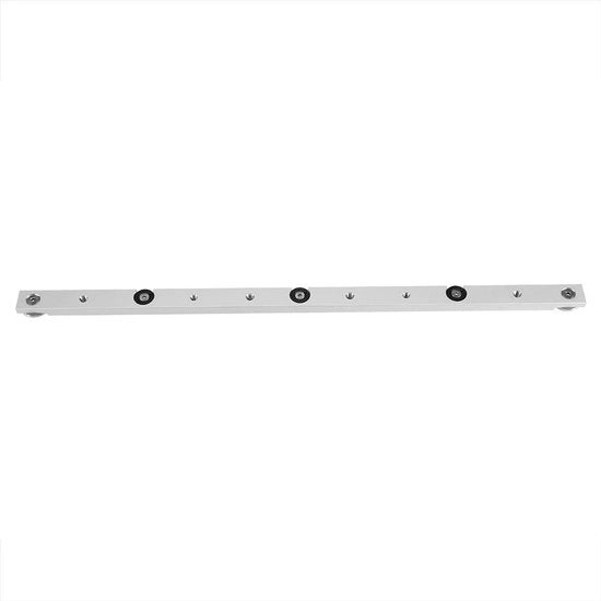 Verstekbalk in Alluminio - Loper Adattabile - Montaggio Universale - Strumento per Lavorazione del Legno - Duraturo - Lunghezza 450 mm - Guida per Seghe