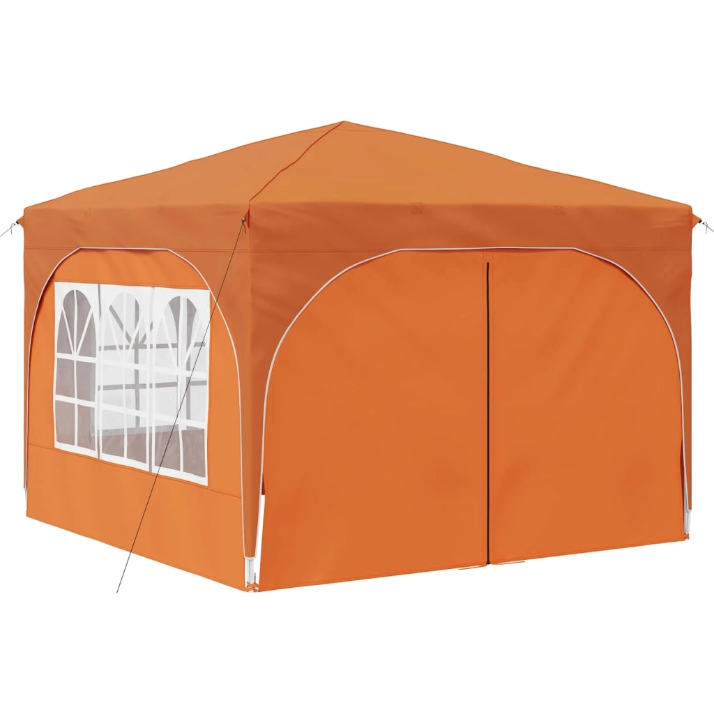 Tenda per feste a pop-up 290 x 290 x 245 cm Arancione 42019877