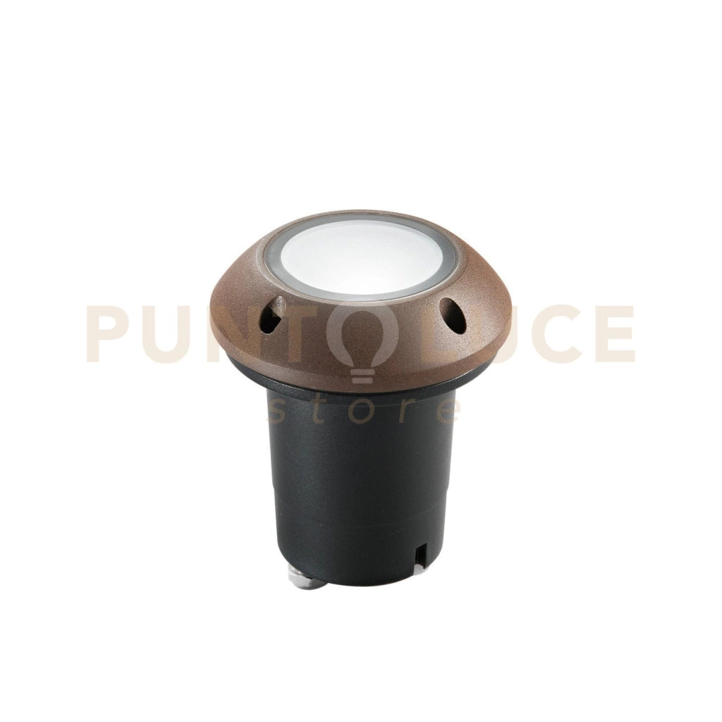 FARO CARRABILE A INCASSO HUMMER UP BRONZO 1 LUCE ATTACCO GU10 IP67 10,5X14,4CM