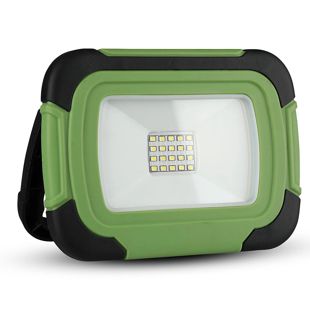 Proiettore LED Ricaricabile 10W SAMSUNG IP44 6400K 700lm – V-TAC – VT-10-R
