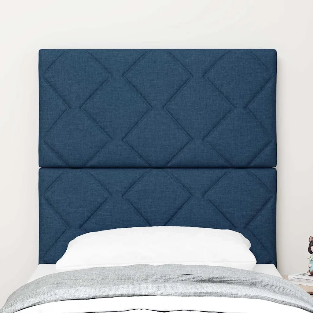 Testiera Blu 80 cm Tessuto 3337879