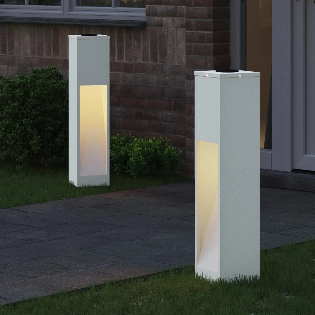 Lucina LED Solare da Percorso 2 pcs Bianco 879717