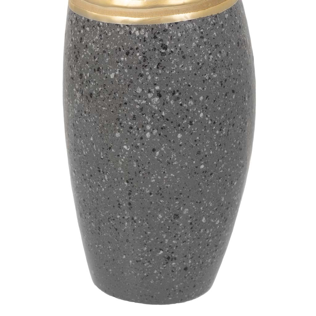 Vaso in ceramica dorata 12x12x33h
