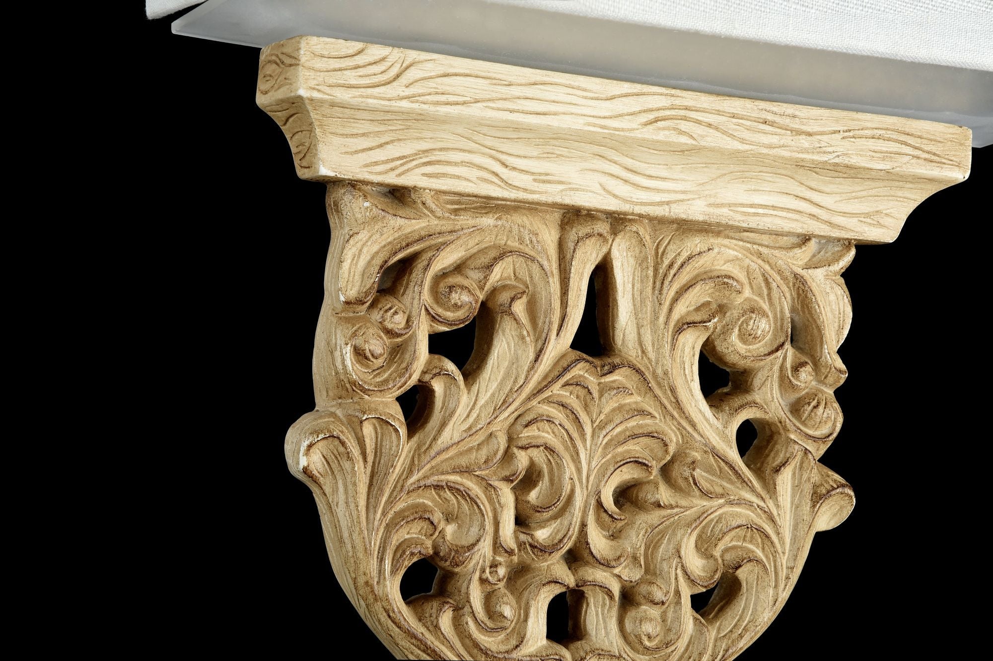 Lampada da parete House in Metallo Albero Beige