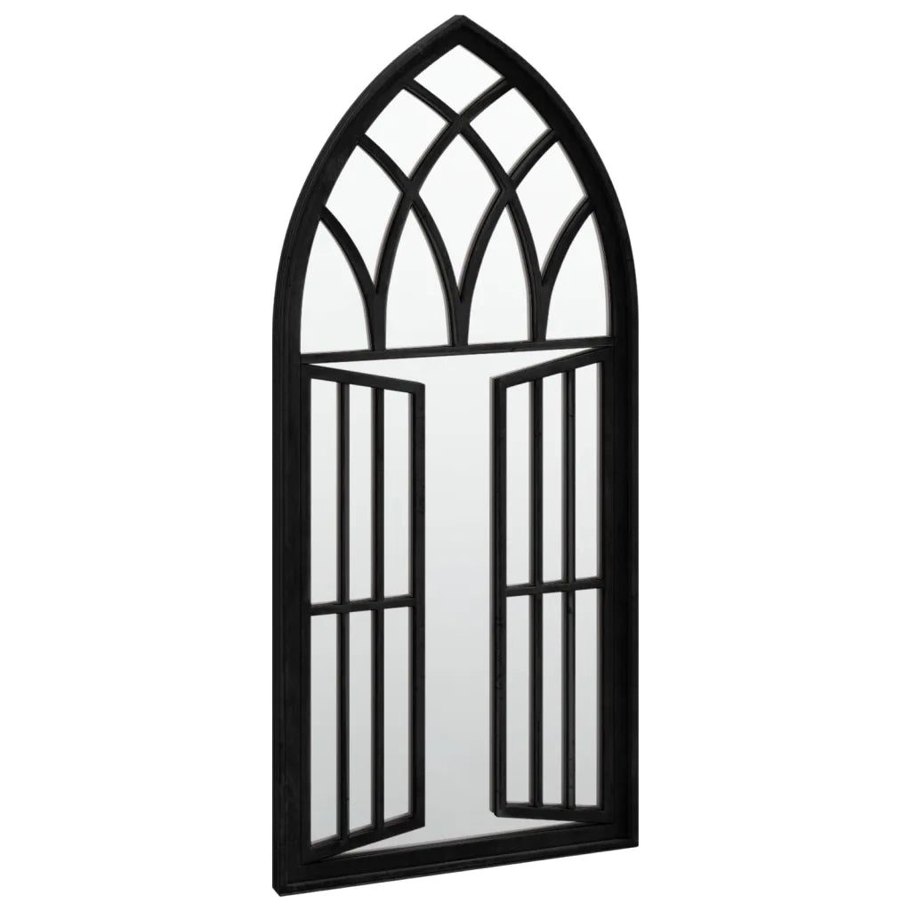 Specchio Nero 100x45 cm in Ferro per Uso Interno 3093532