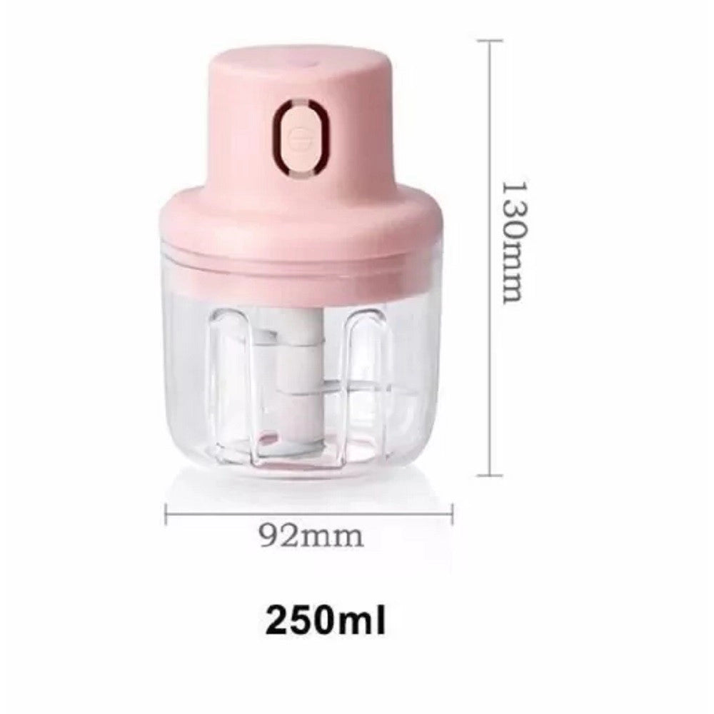 Trade Shop - Mini Frullatore Tritatutto Ricaricabile Usb Multifunzionale Alimenti Aglio Q-t36 -