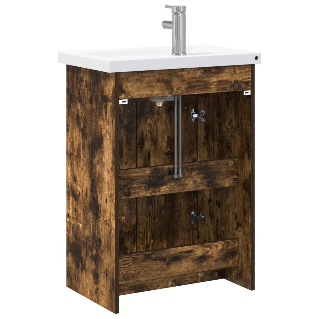 Set di mobili per il bagno Rovere Fumo 61 x 40 x 84,5 cm 3404278