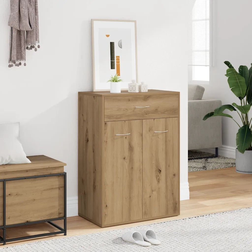 vidaXL Scarpiera Rovere Artigianale 60x35x84 cm in Legno Multistrato