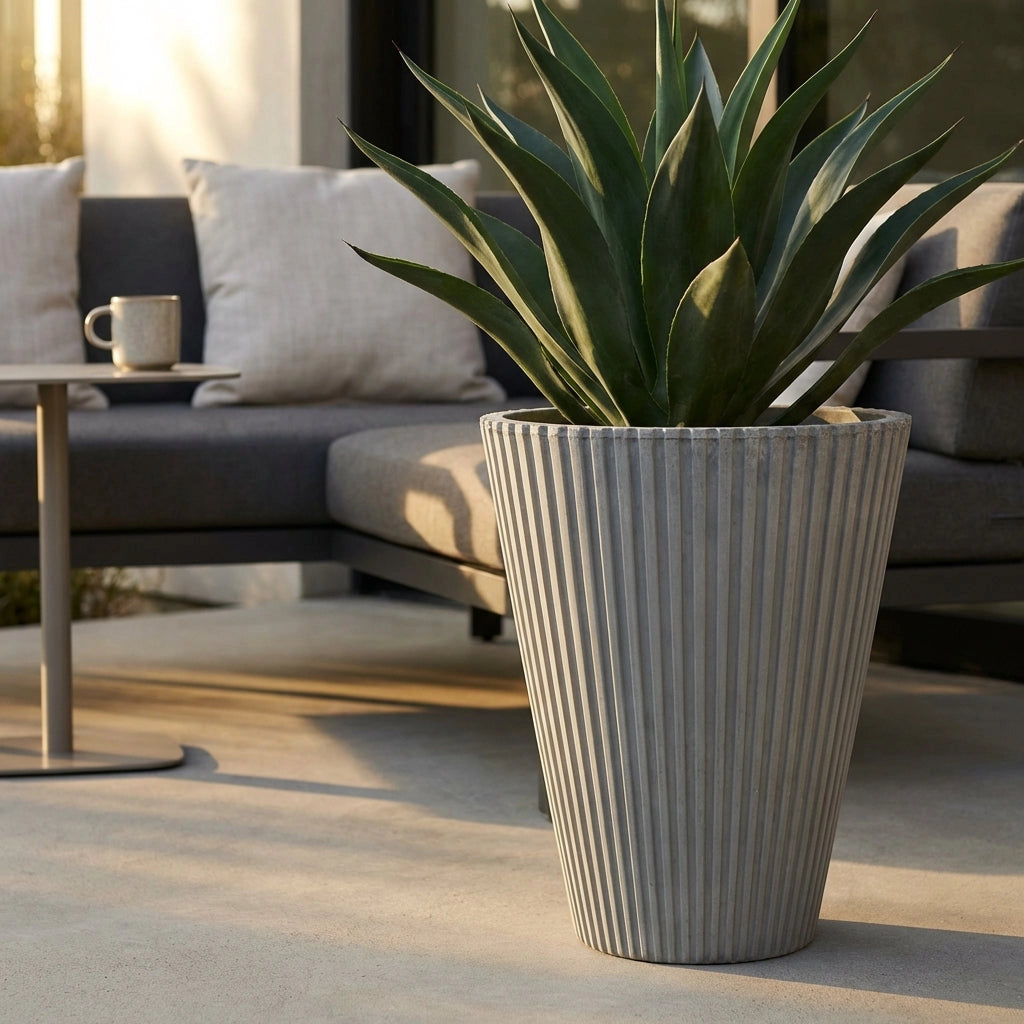 Vaso grande in Fibra sintetica cm 39x39x46 - KENNY
