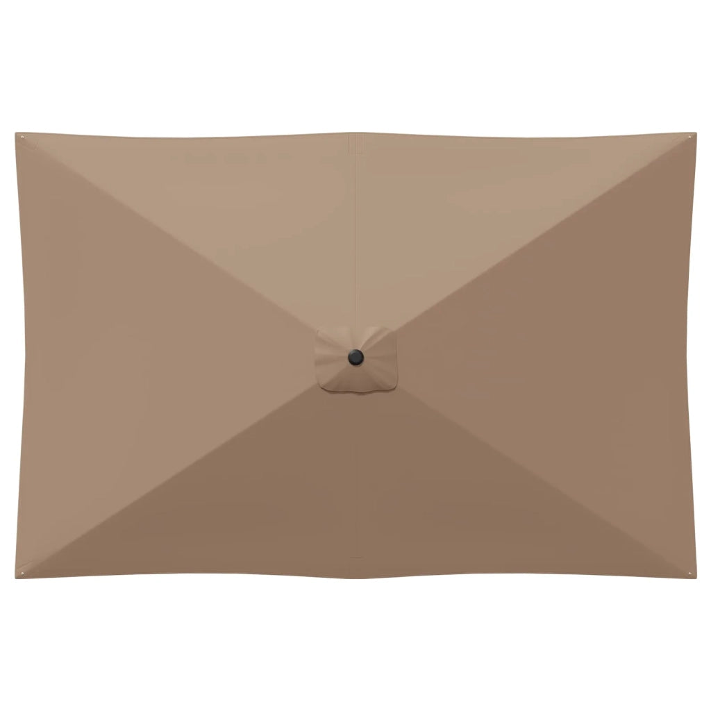 Ombrello da giardino 200 x 300 cm Poliestere Rettangolare 42036169