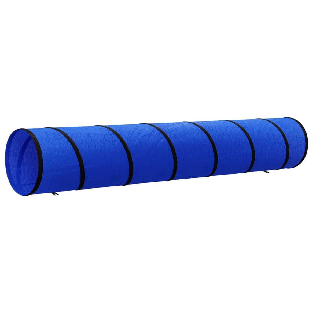 Tunnel per cani diametro 50 cm x altezza 300 cm poliestere blu 02_0005185