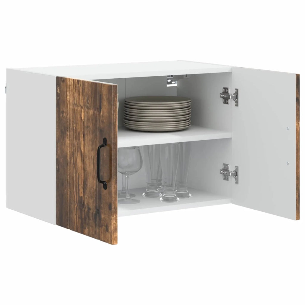 Armadietto a muro LUCCA 2 pcs Rovere Fumo 60 x 31 x 40 cm