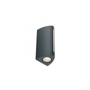 Applique Esterno Moderna Vision Alluminio E Termoplastica Grigio Led 8+4W 4000K