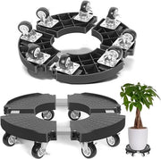 Carrello per piante regolabile con 8 ruote e carico massimo di 200 kg