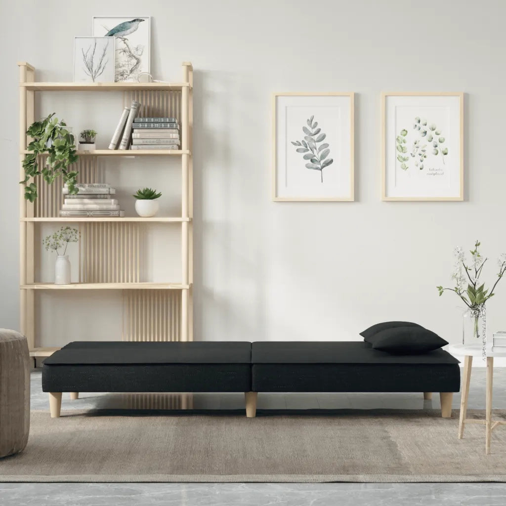Divano letto-Sofa Letto-Daybed Nero in Tessuto 412770