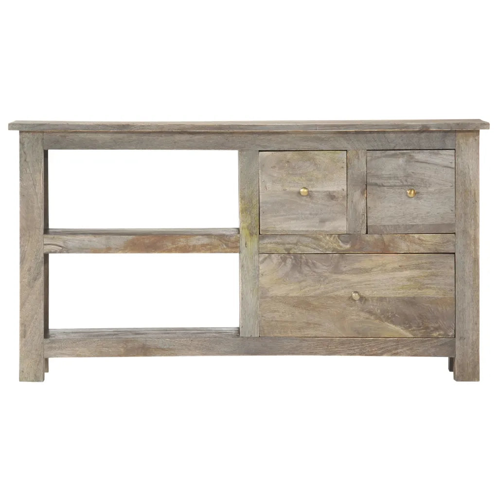 Mobile Porta TV 100x30x55 cm in Legno Massello di Mango cod mxl 21720