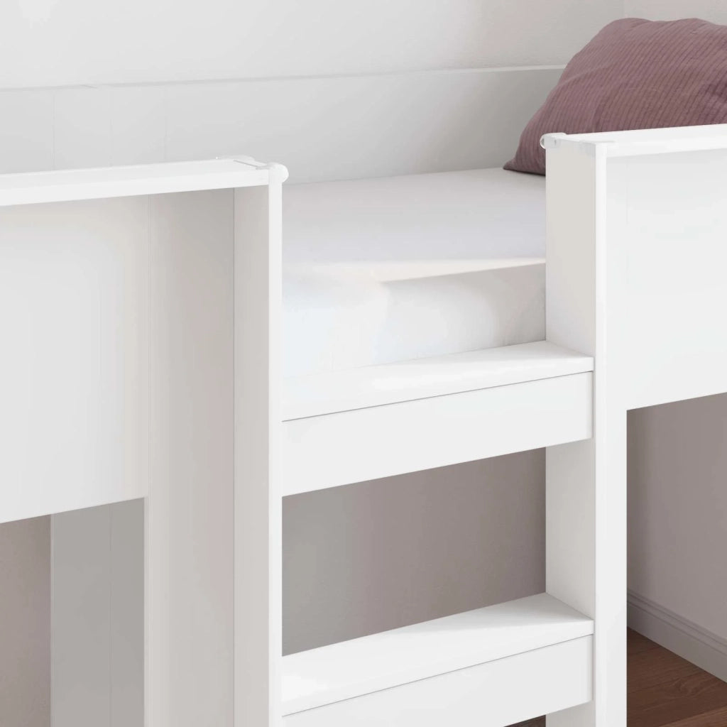 Letto a Castello per Bambini Bianco 75 x 190 cm 3410467