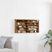 Mobile Da Muro  In Legno Invecchiato