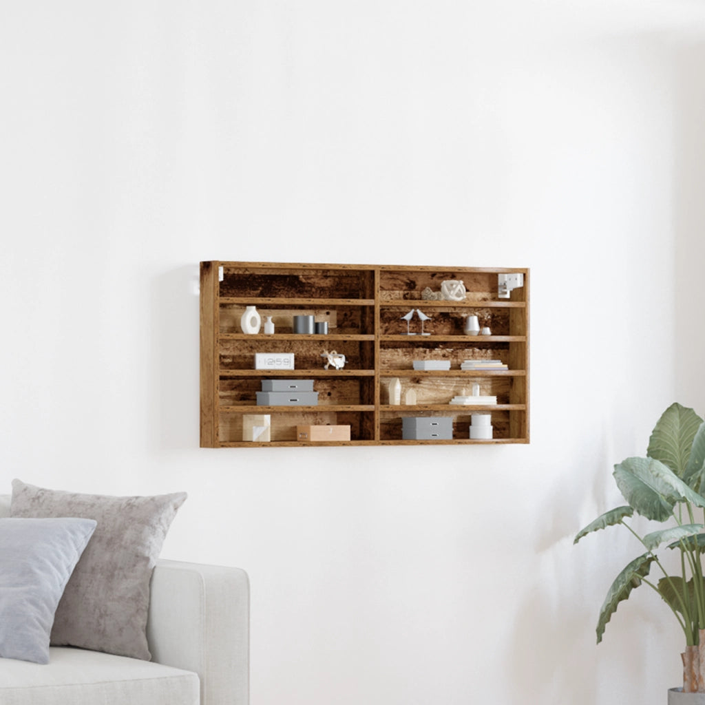 Mobile Da Muro  In Legno Invecchiato