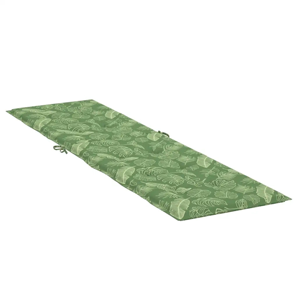 Cuscino per Sedia Sdraio con Motivo a Foglie in Tessuto Oxford 361381