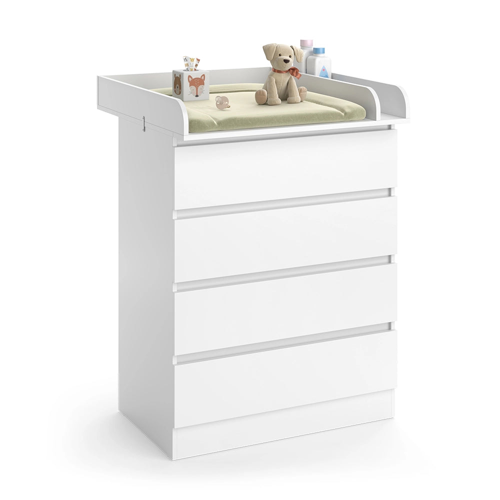 Fasciatoio da mobile Emmi Bianco 80 x 111.6 cm con 4 cassetti Vitalispa