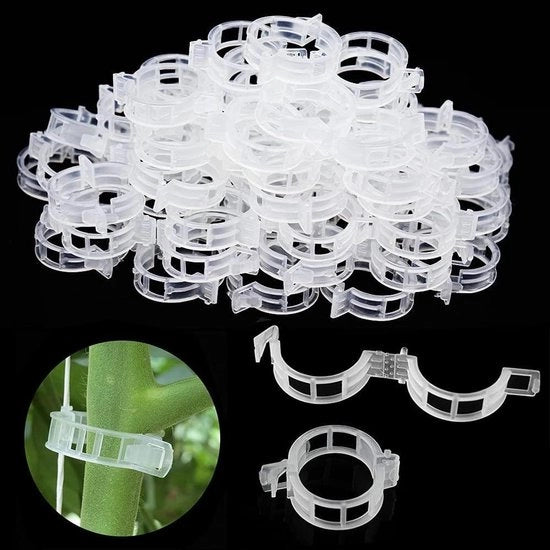 Clips per piante - 100 pezzi di sostegno per diverse piante