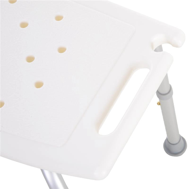 SGABELLO PER DOCCIA BAGNO ANTISCIVOLO ALTEZZA REGOLABILE BIANCO
