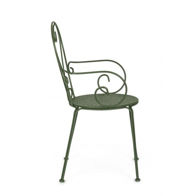 Sedia con braccioli etienne forest