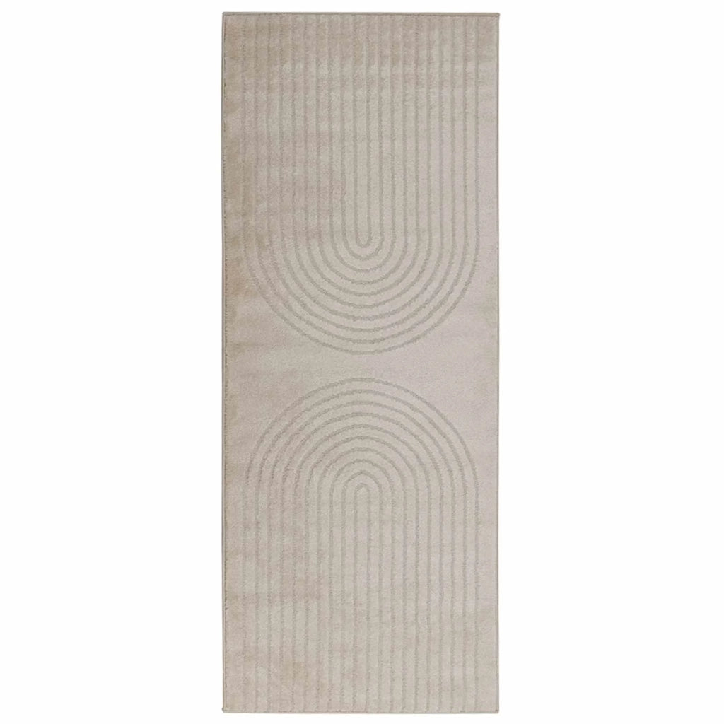 Tappeti per area GALATI Beige 200 x 80 cm Poliestere 42022805