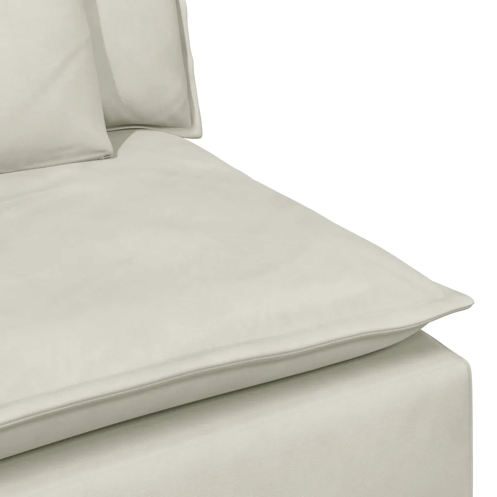 Modulo Terminale Bracciolo Divano Modulare con Cuscini 100 cm CFW2688159