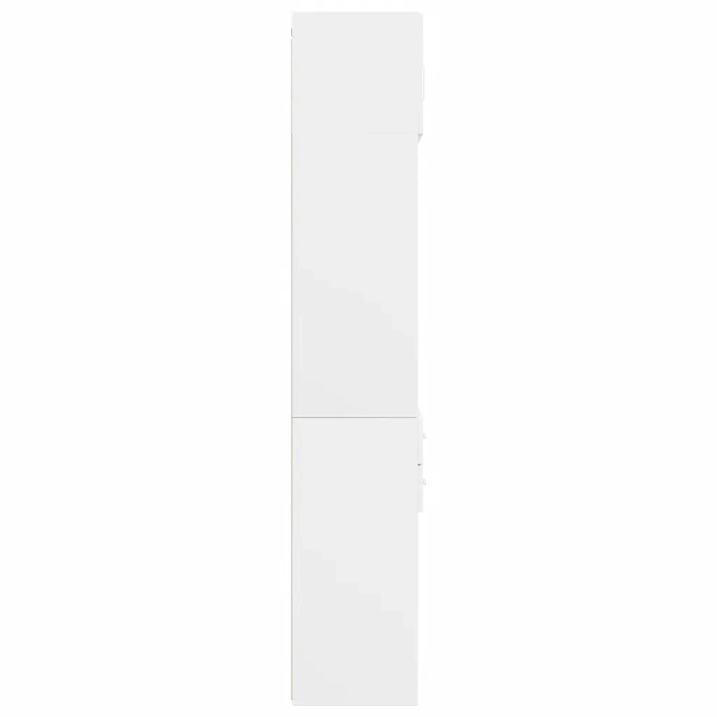 Mobile Portaoggetti Bianco 70x42,5x225 cm in Truciolato 3281336
