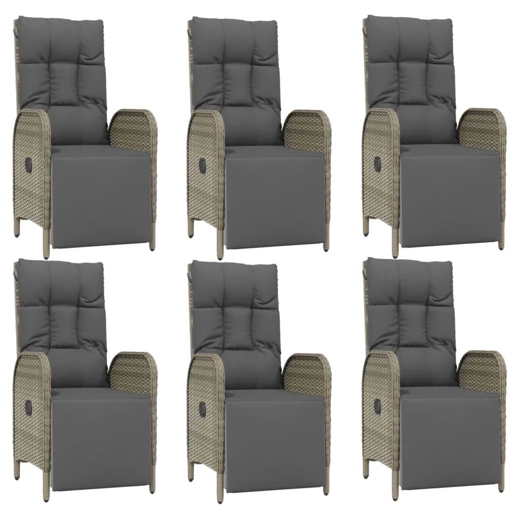 Set da pranzo da giardino in rattan grigio da 7 pezzi e cuscini 02_0014899
