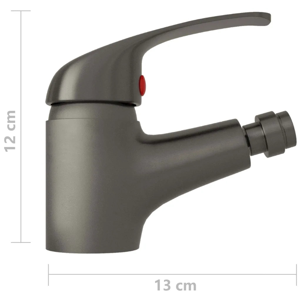 Rubinetto Miscelatore per Bidè Grigio 13x12 cm 149086
