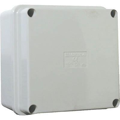 CASSETTA DERIVAZIONE PARETI LISCE IP66 MARLANVIL - PC/ABS + VITI INOX MM 100X100 H.MM 50- 5 pezzi