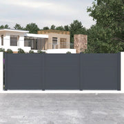 Recinzione in alluminio grigio freddo 189x182cm
