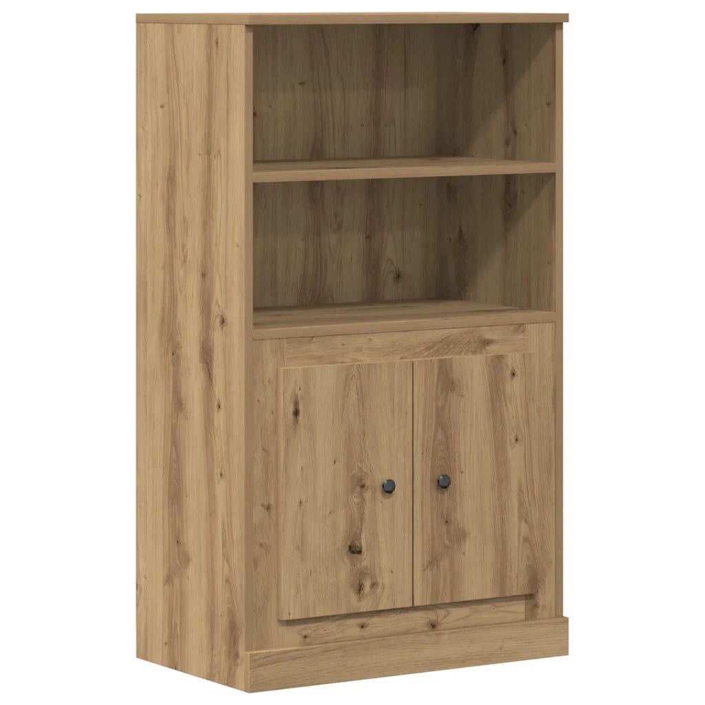 vidaXL Credenza Rovere Artigianale 60x35,5x103,5 cm Legno Multistrato